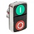 Исполнительный механизм кнопки XB4 "пуск-стоп" плоский возвратный без фиксации, с подсветкой