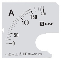 Шкала сменная для A721 150/5А-1,5 EKF