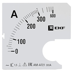 Шкала сменная для A721 300/5А-1,5 EKF